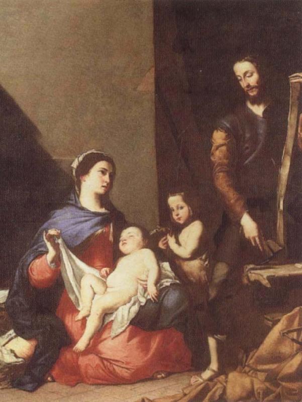 Jusepe de Ribera The Holy family oil painting image